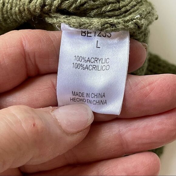 B_Envied Keyhole Sleeved Sweater Tunic - Large‎ - Picture 5 of 9